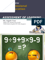 LET Review Assessment of Learning PDF