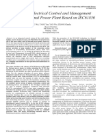 Solutions of Electrical Control and Management System For Thermal Power Plant Based On IEC61850