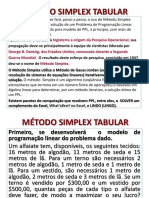 Aula-pl-Introd. Simplex Tabular - Maximização