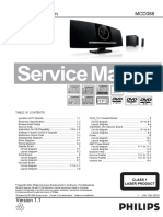 Philips MCD388-55 Sistema Reproductor DVD Manual de Servicio PDF