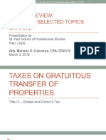 Tax 2 Selected Topics