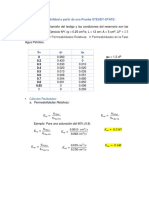 Cálculo de La Permeabilidad A Partir de Una Prueba STEADY