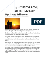 Summary of Faith Love Time and DR - Lazaro