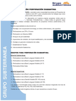 Brochure Perforacion Diamantina