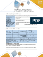 Guía de Actividades y Rúbrica de Evaluación - Tarea 5 - Trabajo Final