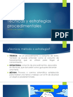 Técnicas y Estrategias Procedimentales