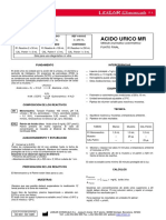 Ácido Úrico Determinación