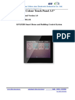 K35 Touchpanel Manual