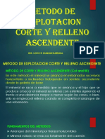 Corte y Relleno Ascendente