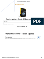 Tutorial MailChimp - Passo A Passo - Fábio Pessoa