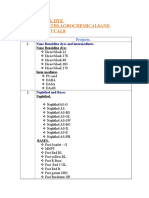 Listofdyes, Dye Intermediates, Agrochemicals and Pharmaceutical