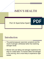 Women'S Health: Prof. DR Syed Azhar Syed Sulaiman