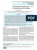 Reconfigurable Manufacturing Systems - An Emerging Manufacturing Paradigm