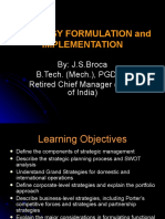 Strategy Formulation and Implementation