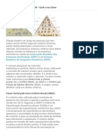 Faixas Salariais X Classe Social - Qual A Sua Classe Social - PDF