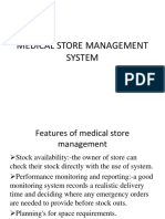 Medical Store Management