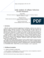 Static and Dynamic Analysis of Collapse Behaviour of Steel Structures