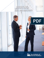 Internal Auditing:: Assurance, Insight, and Objectivity