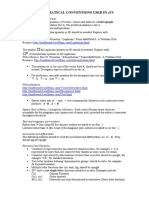 Mathematical Conventions Used in JSV: Vectors, Tensors and Matrices