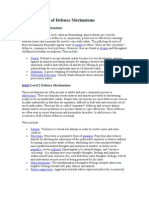 Categorization of Defence Mechanisms