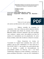 Parecer Do MPSP Liminar Contra A Bancoop