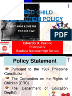 Deped Child Protection Policy: Principal IV Bautista National High School