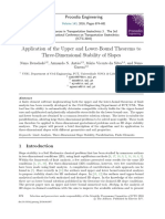 Application of The Upper and Lower-Bound Theorems To Three-Dimensional Stability of Slopes