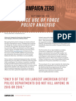 Police Use of Force Report