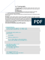 RSA Algorithm in Cryptography