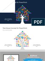 Tree House Concept For Powerpoint: You Can Edit This Subtitle