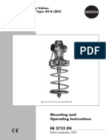 Excess Pressure Valves Type 44-7 and Type 44-8 (SEV) : Mounting and Operating Instructions EB 2723 EN