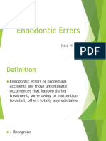 Endodontic Errors