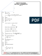 Hints & Solutions: Section - I (Chemistry)