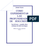 Como Experimentar Las Profundidades de Jesucristo