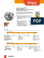 THT: Cased Axial Fans 400ºc/2h, 300ºc/1h and 200ºc/2h THT/ATEX: Cased Axial Fans 400ºc/2h, 300ºc/1h and 200ºc/2h With ATEX Certification