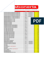 Lista de Precios - EnERO 2018