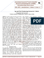 Real-Time Tracking and Fuel Monitoring System For Vehicle