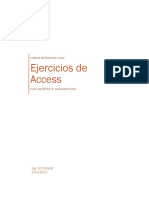 Ejercicios de Access