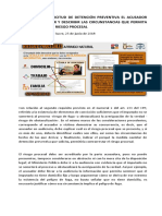 Al Fundar La Solicitud de Detención Preventiva El Acusador Debera Identificar y Describir Las Circunstancias Que Permita Contrarrestar El Riesgo Procesal