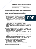 Examen de Recuperación - 2018 - I - Logica de Programacion