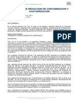 3.3.1 Programa de Reducción de Contaminación y Chatarrización