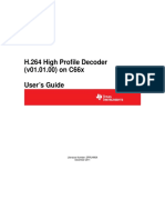 H264 Decoder C6678 UserGuide