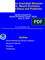 The Asian-Australian Monsoon System: Recent Evolution, Current Status and Prediction