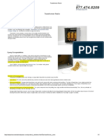 Transformer Epoxy Resin or Silica Encapsulated  