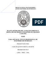 Planta de Recepción, Almacenamiento y Despacho de Productos Químicos Líquidos A Granel PDF