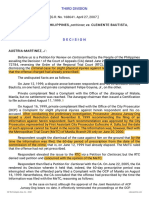 Petitioner Vs Vs Respondent: Third Division