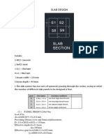 Slab Design: Panel Clear Spans Boundary Conditions