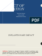 Effect of Inflation: Dian Ratri Cahyani Joshua Lokatili Muhamad Ivan Farhan