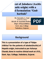 Jalodar (Ascites of Hepatic-Origin)