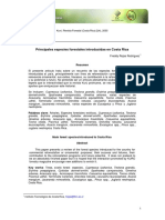 Principales Especies Forestales Introducidas en Costa Rica PDF